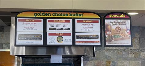 Below is a list of the most recent Golden Corral menu prices for 2024. I also reveal discounts and menu hacks you can use to get the best value during every visit. Adult Buffet Prices. Kids Buffet Prices. …